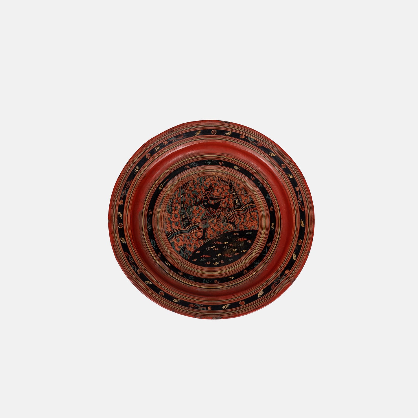 Burmese lacquer plates