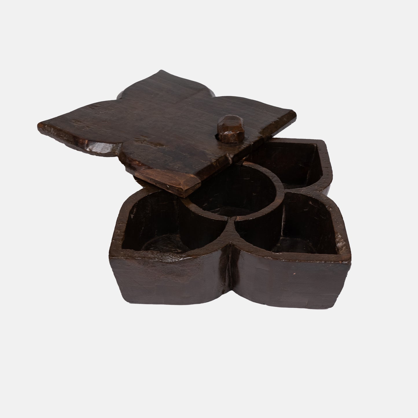 Wooden spice box