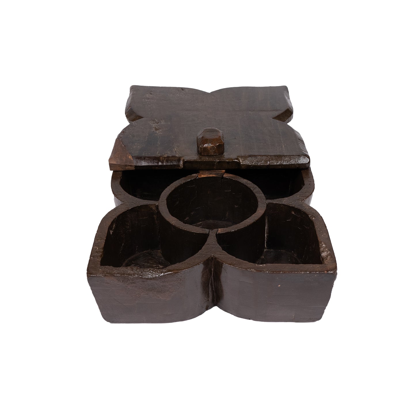 Wooden spice box