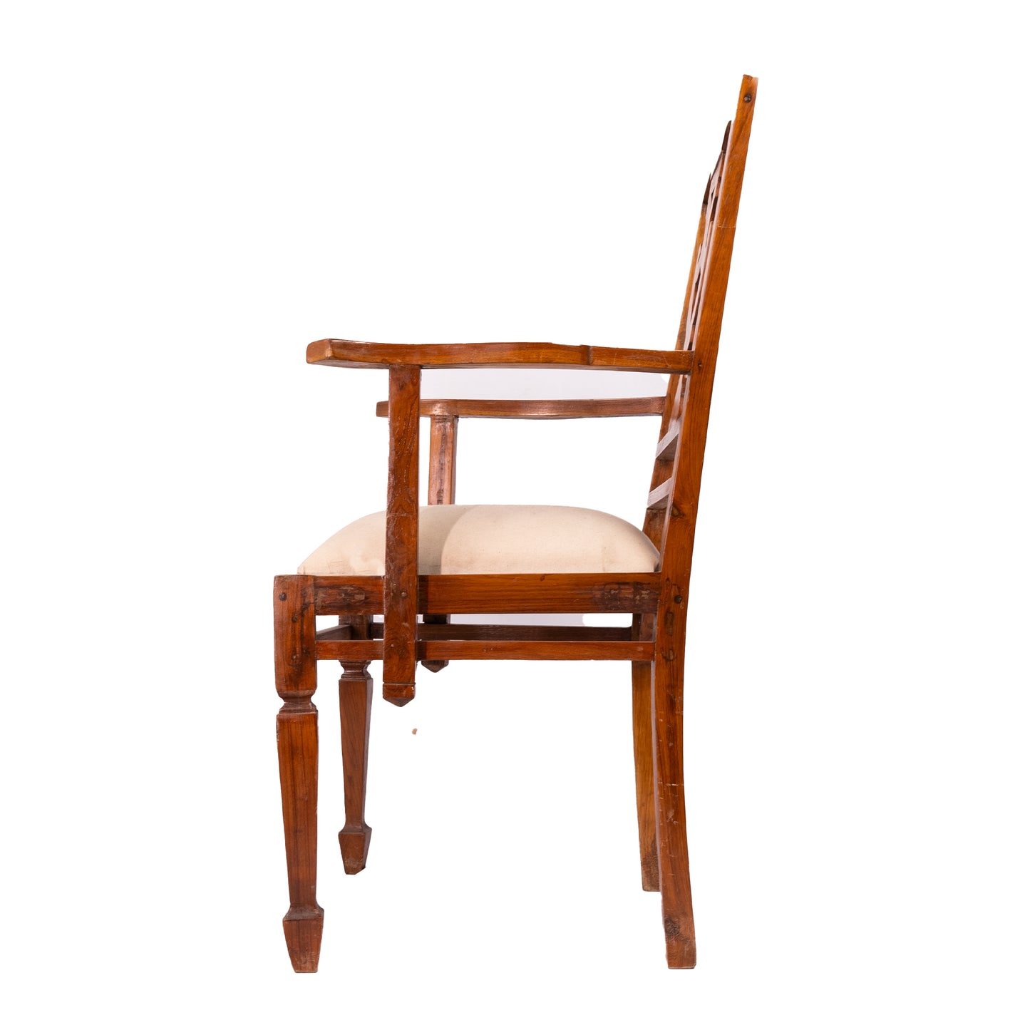 Teak wood arm chair