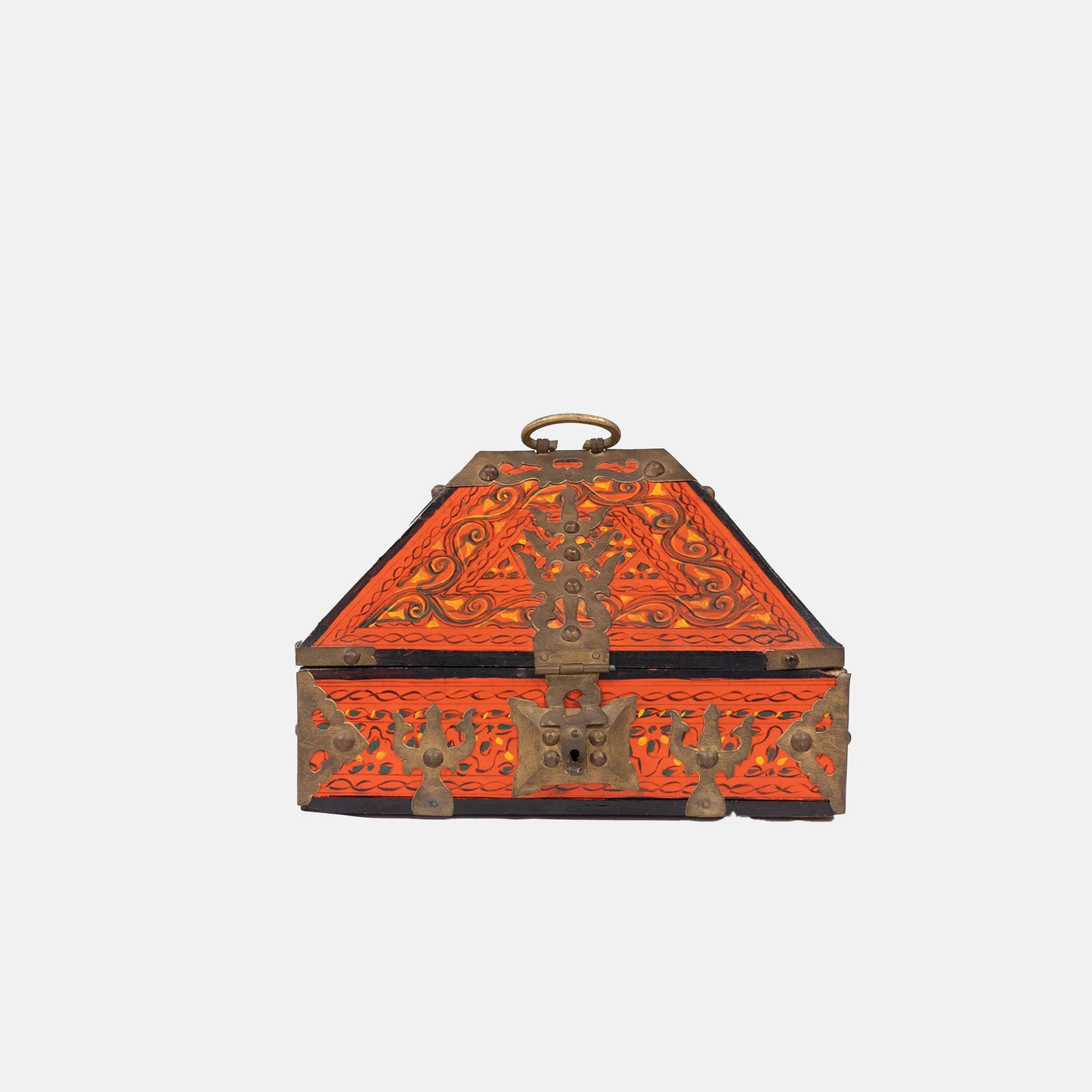 Kerala painted dowry box