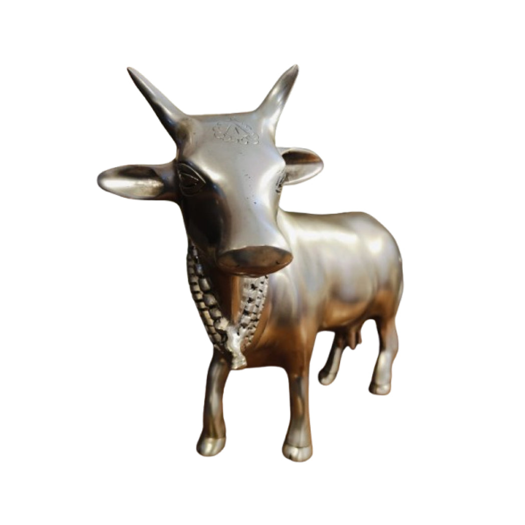 Brass Cow Statue